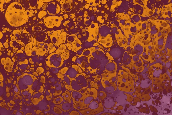 Abstrakcyjny Obraz Olejny Kolorach Żółtym Fioletowym Idealny Tapety — Zdjęcie stockowe
