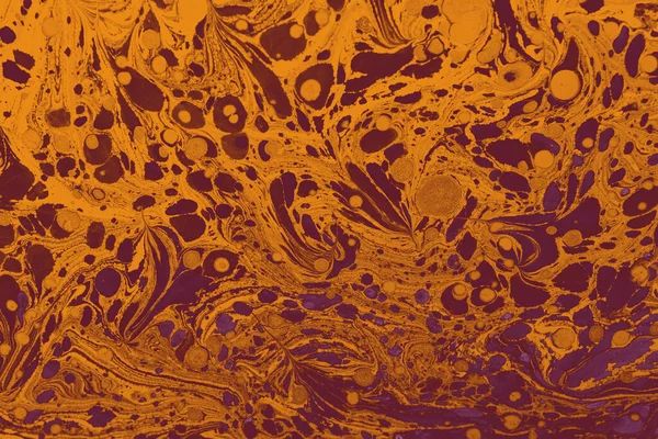 Abstrakcyjne Fale Malarstwa Olejnego Kolorze Czerwono Pomarańczowym Idealne Tapety — Zdjęcie stockowe
