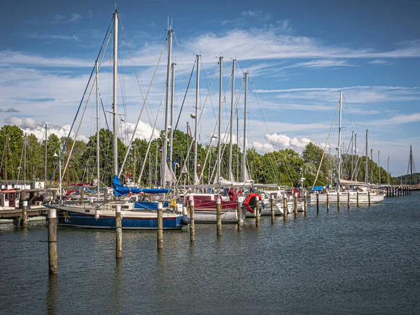 Lauterbach Ruegen Island Germany Jun 2017 Порт Лаутербах Острові Руген — стокове фото