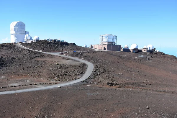 Observatório Alta Altitude Haleakala Primeiro Observatório Pesquisa Astronômica Maui Hawaii — Fotografia de Stock