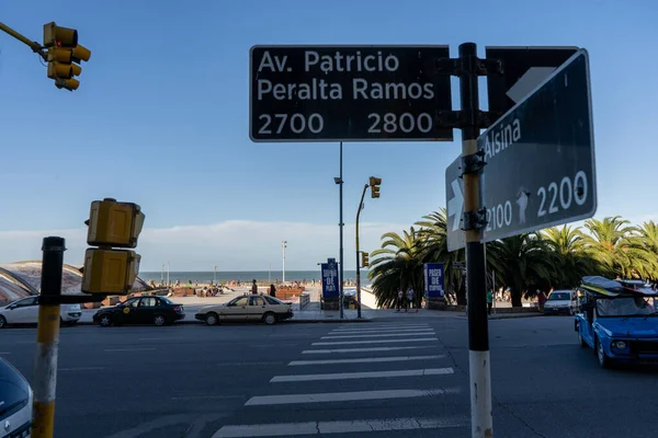 Mar Del Plata Argentina Jan 2021 Picture Intersection Patricio Peralta — Stock Photo, Image