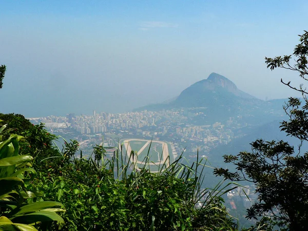 Rio Janeiro Brasil Enero 2021 Vista Rio Janeiro Desde Estatua — Foto de Stock