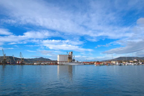 Volos Grecia Enero 2021 Volos Una Ciudad Portuaria Costera Tesalia —  Fotos de Stock