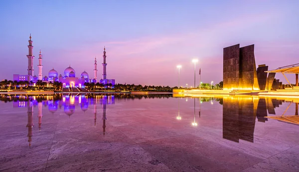 Абу Аби Арабские Эмираты Июля 2019 Года Вид Шейха Зайеда — стоковое фото