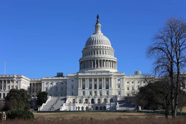 Uma Bela Vista Diurna Capitólio Washington — Fotografia de Stock