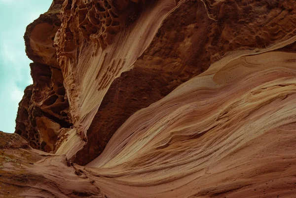 一张漂亮的红色峡谷的照片 — 图库照片