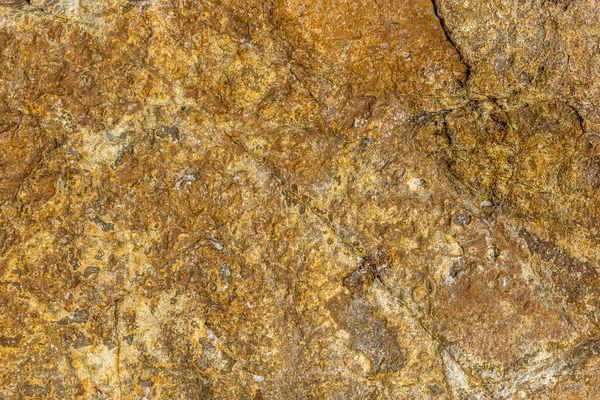 Ujęcie Bliska Granitowej Kamiennej Ściany Kolorze Brązowym Idealne Tło — Zdjęcie stockowe