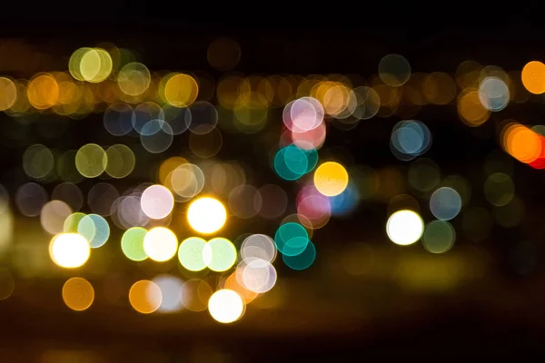 Fondo Abstracto Con Luces Bokeh Coloridas —  Fotos de Stock