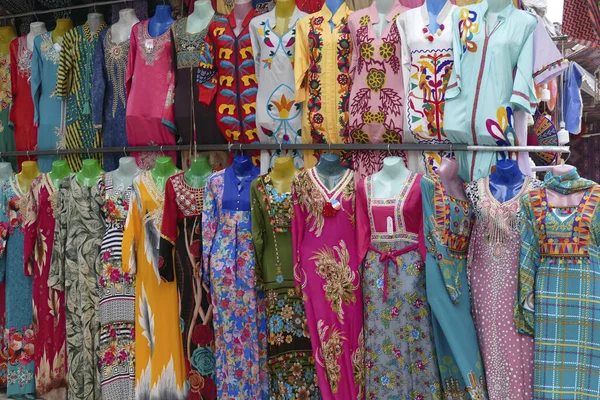 Mısır Aswan Dan Güzel Renkli Desenli Elbiseler — Stok fotoğraf