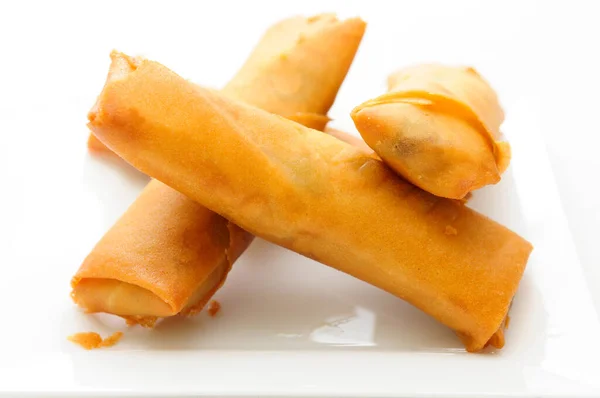 Deep Fried Tasty Spring Rolls — Stock Photo, Image