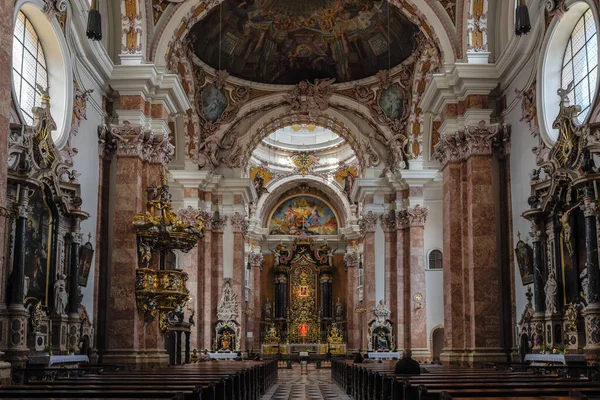 Ein Schöner Blick Auf Den Innsbrucker Dom — Stockfoto