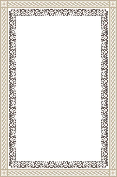 Uma Ilustração Vertical Quadro Vin Modelado Com Espaço Branco — Fotografia de Stock