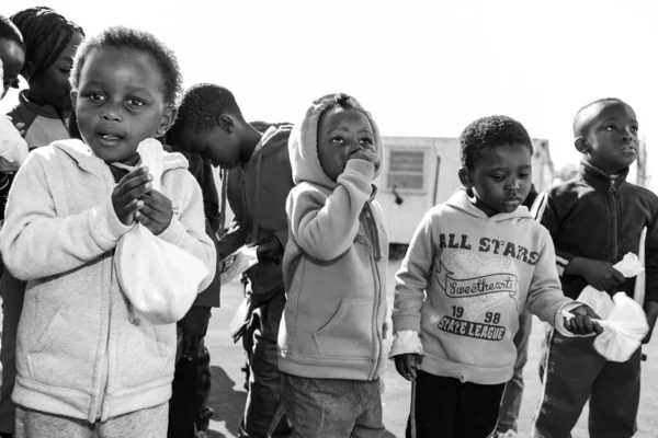 Johannesburg Sudafrica Gennaio 2021 Soweto Sudafrica Luglio 2016 Giovani Bambini — Foto Stock