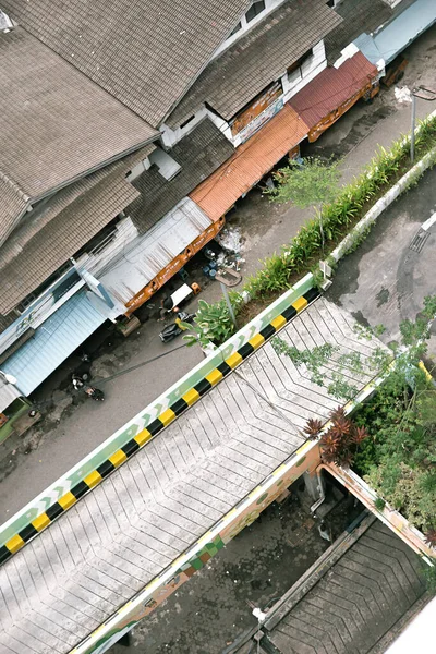 Balikpapan Ndonezya 2019 Çatı Katının Şehir Merkezinde Çektiği Bir Doğa — Stok fotoğraf