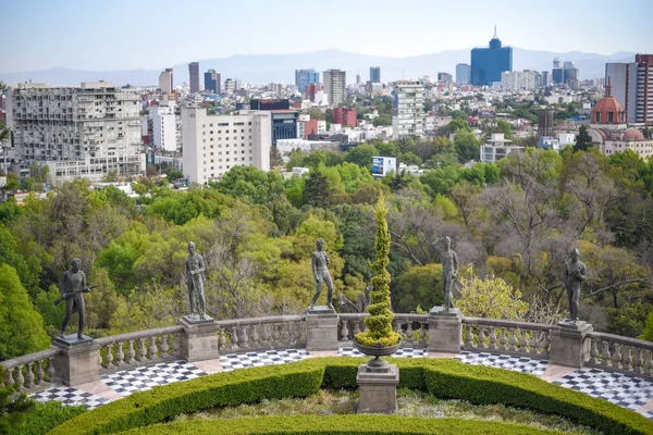 Ciudad México México Mayo 2020 Vista Ciudad México Desde Lago —  Fotos de Stock