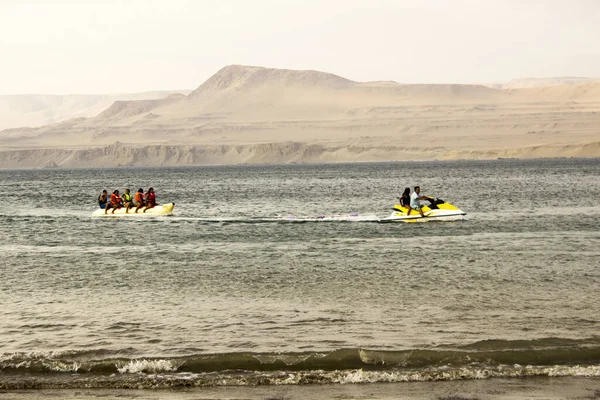 San Juan Marcona Peru Januar 2015 Eine Gruppe Von Leuten — Stockfoto