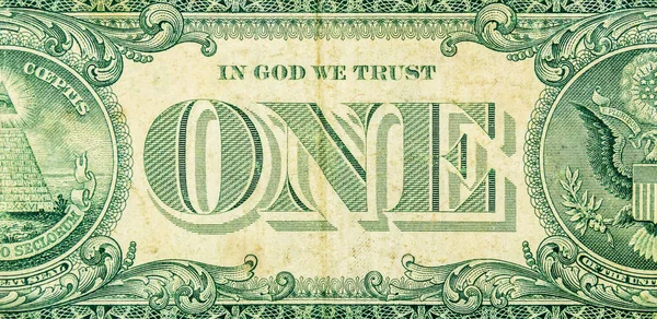 Στο Θεό Που Εμπιστευόμαστε Ένα Δολάριο Επίσημο Σύνθημα Των Ηπα — Φωτογραφία Αρχείου