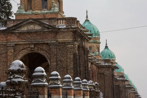 Zagreb Croatia Feb 2012 Details Mirogoj Cemetery Building Zagreb Croatia — 스톡 사진