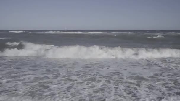 美しい海の景色 自然背景 — ストック動画