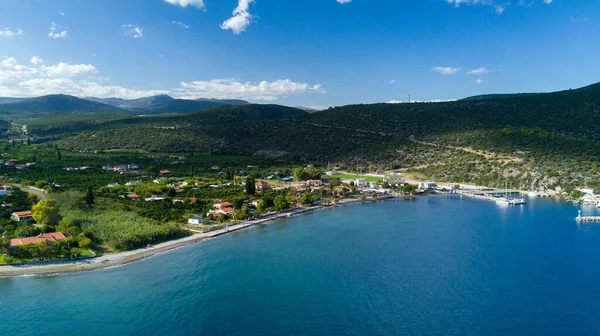 Вид Воздуха Остров Греции — стоковое фото