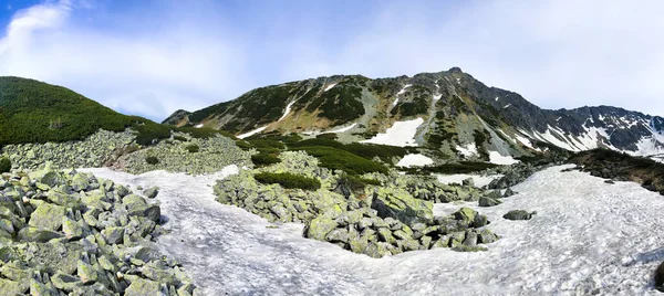View Glacier Tatra Mountains Background Poland — Stock Photo, Image