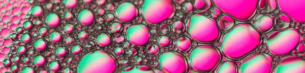 Una Ilustración Panorámica Patrones Texturas Burbujas Colores — Foto de Stock