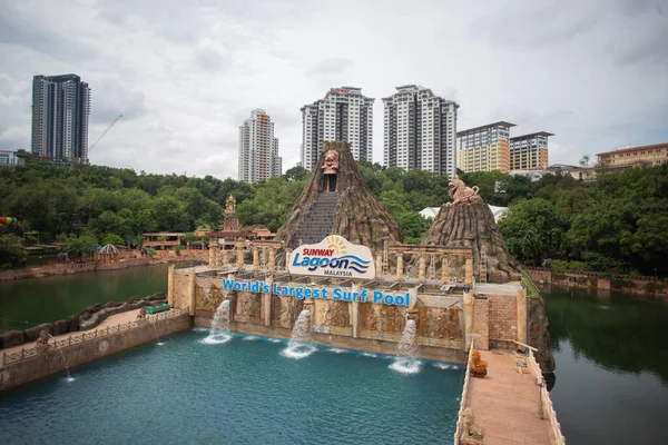 Kuala Lumpur Malaysia Jun 2018 Landschapsopname Van Sunway Lagoon Resort — Stockfoto