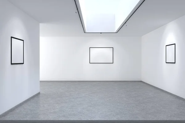Eine Darstellung Der Innenräume Eines Raumes Mit Rahmen Der Wand — Stockfoto