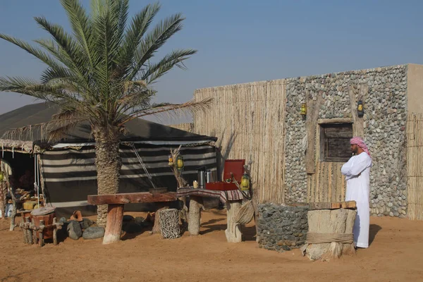 Red Dunes Émirats Arabes Unis Nov 2019 Camp Bédouin Dubaï — Photo