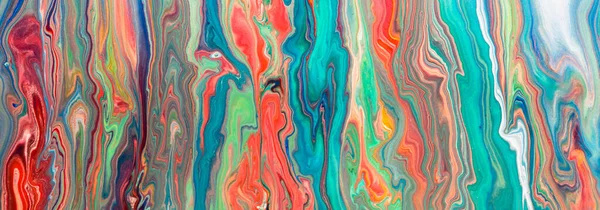 Panoramic Illustration Colorful Art Patterns Textures — Stock Photo, Image