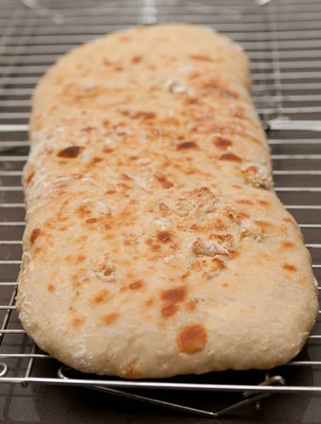 Domácí Pečený Ciabatta Chléb — Stock fotografie