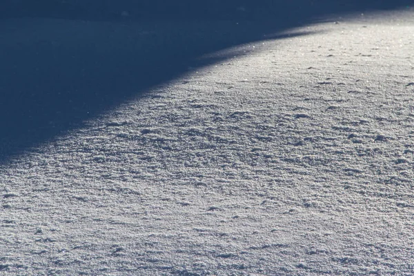 Textur Med Snöflingekristaller Marken Från Österrike — Stockfoto