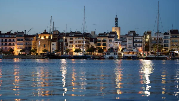 Buildings Reus City Spain Shore Sea Evening Royalty Free Stock Images