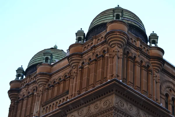 Alacsony Szögű Felvétel Queen Victoria Épületről Sydney Ben Ausztráliában — Stock Fotó