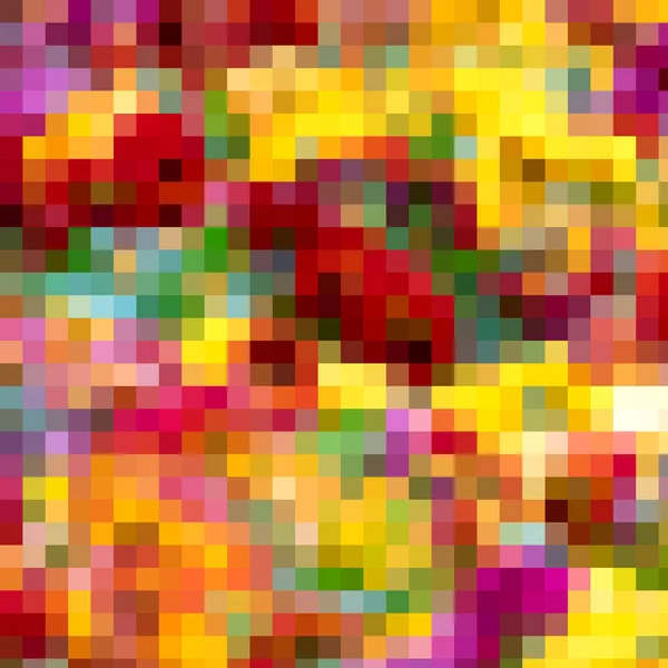 Uma Ilustração Pixels Coloridos — Fotografia de Stock