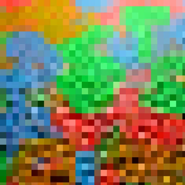 Illustration Colorful Pixels — Stock Photo, Image