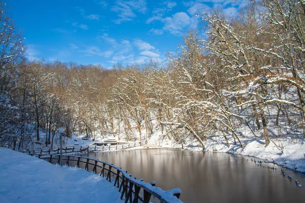 Landscape Alunis Lake Sovata Resort Romania — Stock Photo, Image