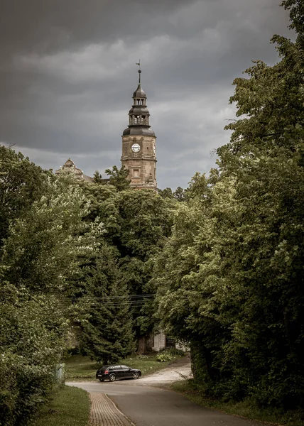Gorzanow Polen Juli 2020 Monumentaler Palast Gorzanow Niederschlesien — Stockfoto