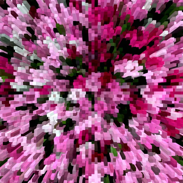 Rendering Pink Black Pixels — Stock Photo, Image