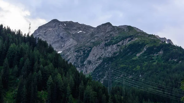 Uma Bela Vista Área Montanhosa Região Bedretto Suíça — Fotografia de Stock