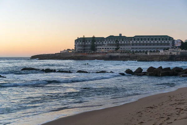 Ericeira Vila Gale Hotel Atardecer Con Playa Jalá Portugal — Foto de Stock