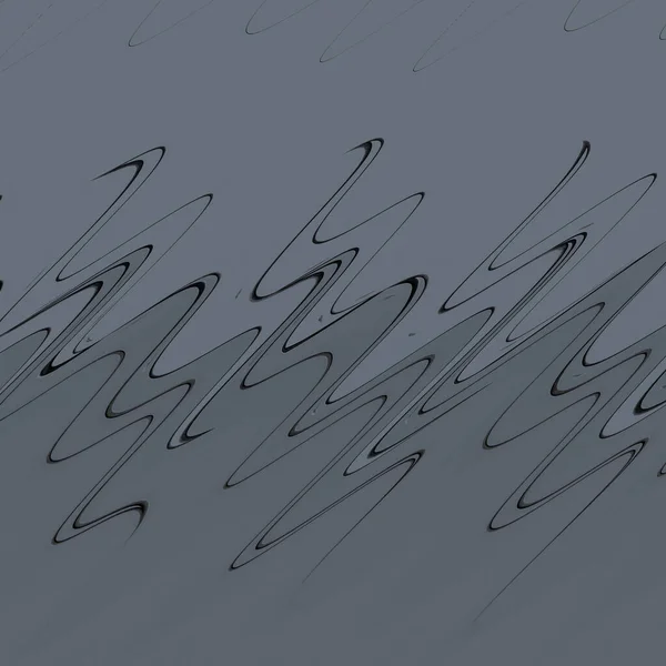 Gri Arkaplandaki Soyut Gölgelenmiş Dalgalı Dokunun Bir Çizimi — Stok fotoğraf