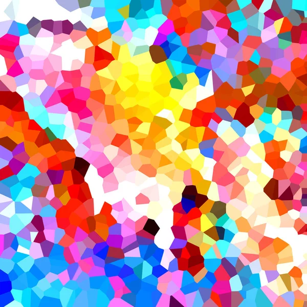 Illustrazione Colorati Punti Mosaico Sfondo Colorato — Foto Stock