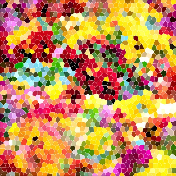 Illustrazione Colorati Punti Mosaico Sfondo Colorato — Foto Stock