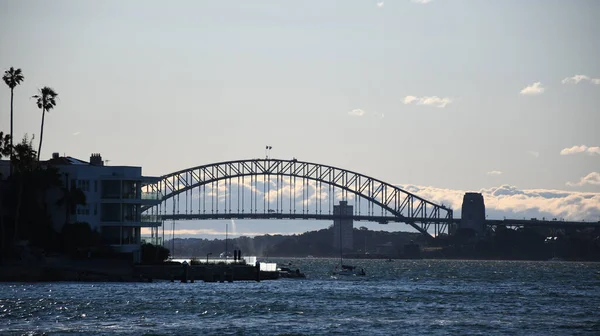 Uma Bela Foto Uma Ponte Sydney Austrália — Fotografia de Stock