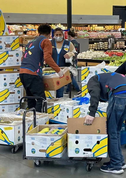 Fresno Förenade Stater Jan 2021 Ett Foto Inne Walmart Där — Stockfoto