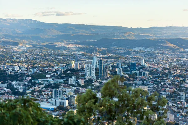 Una Toma Aérea Los Edificios Tegucigalpa Honduras — Foto de Stock
