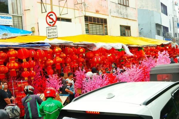 Jakarta Indonezya Ocak 2021 Çin Şehir Pazarının Çin Yılından Önceki — Stok fotoğraf