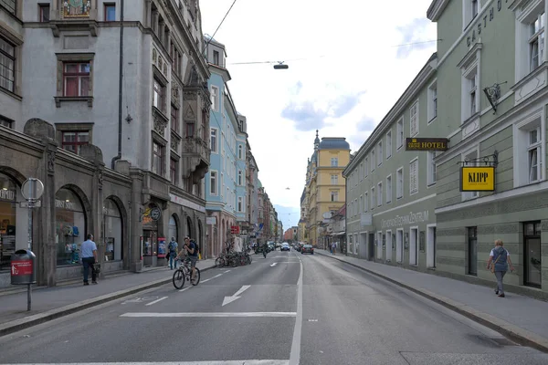 Innsbruck Austria Julio 2018 Una Foto Del Hermoso Centro Ciudad — Foto de Stock