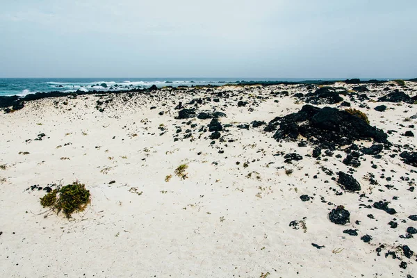 Caleton Blanco Beach Lanzarote Kanárské Ostrovy Španělsko — Stock fotografie